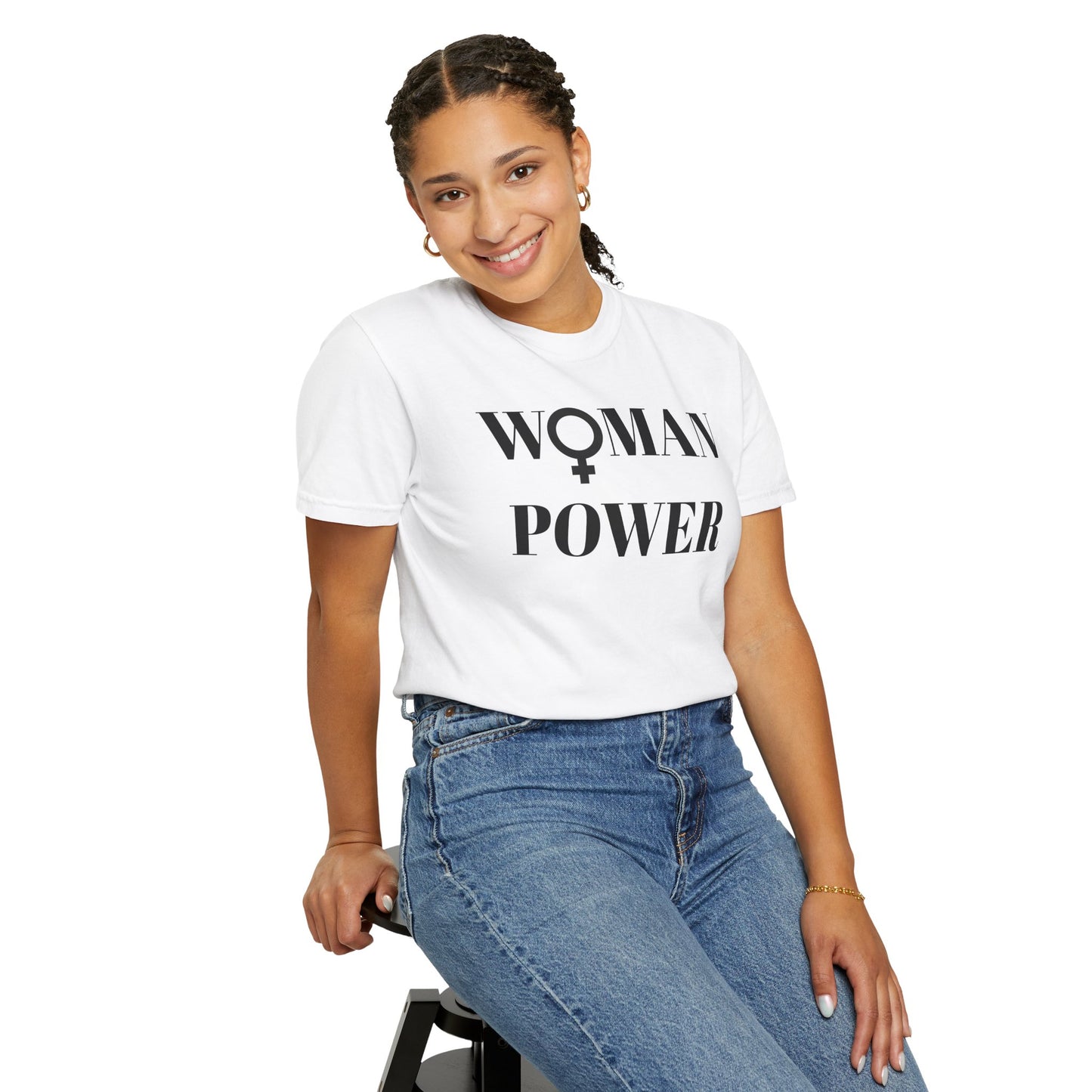 Empowering Woman Power Unisex T-Shirt - Garment-Dyed