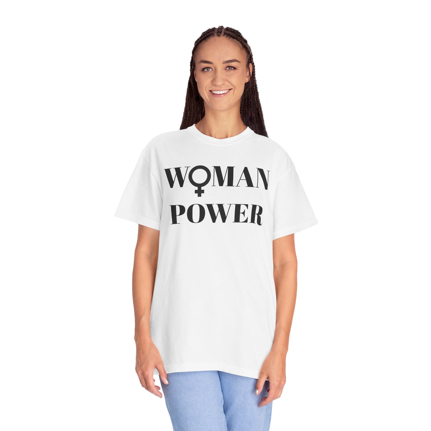 Empowering Woman Power Unisex T-Shirt - Garment-Dyed