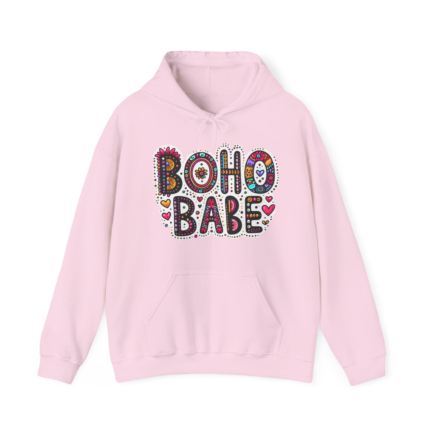 Boho Babe Unisex Heavy Blend Hooded Sweatshirt - Trendy & Cozy Comfort