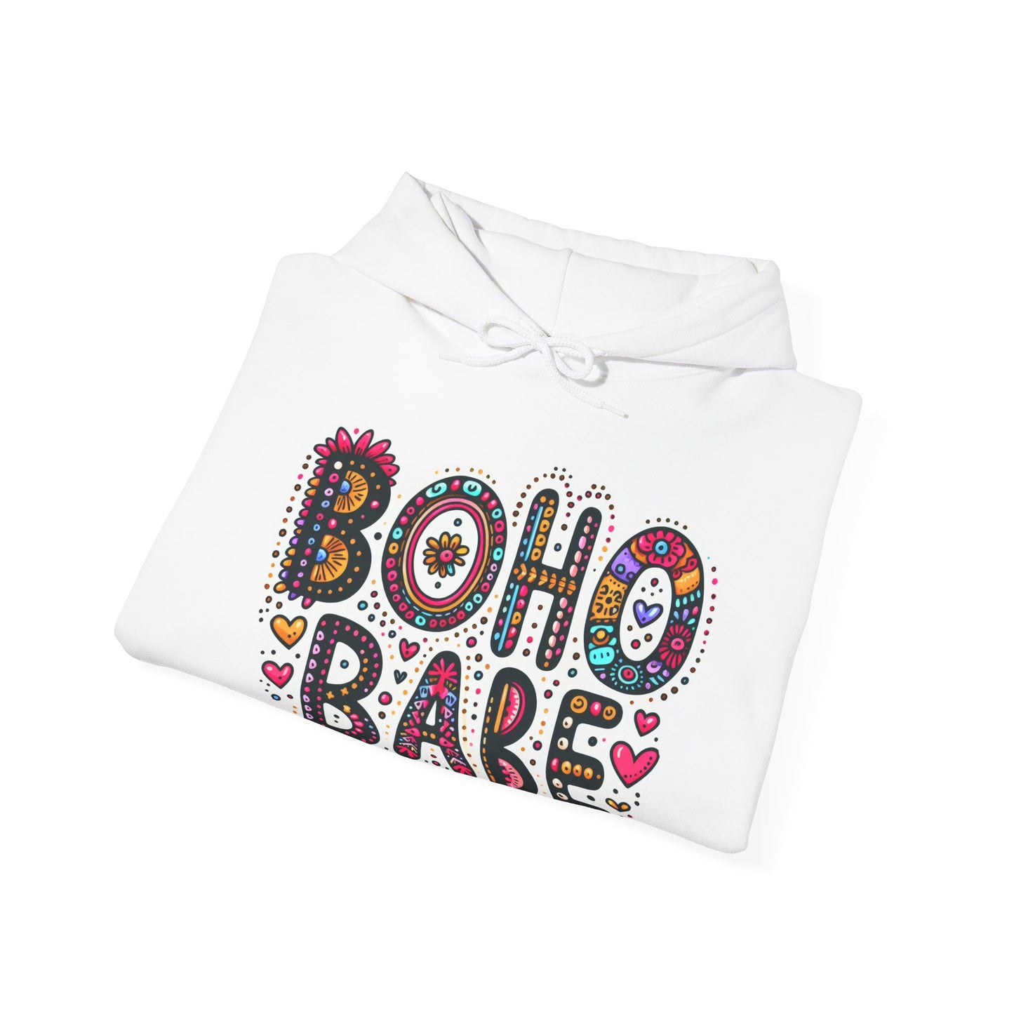 Boho Babe Unisex Heavy Blend Hooded Sweatshirt - Trendy & Cozy Comfort