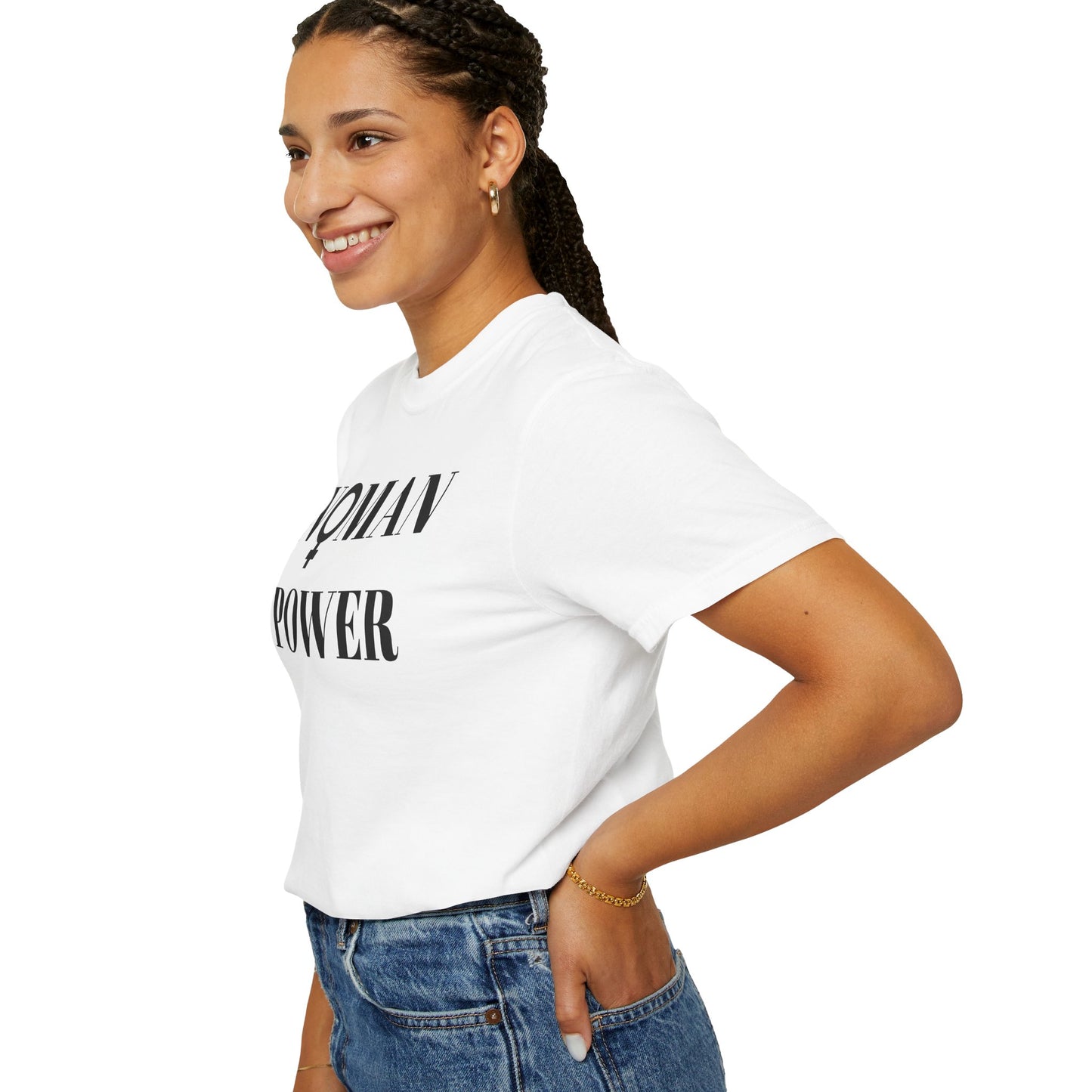 Empowering Woman Power Unisex T-Shirt - Garment-Dyed