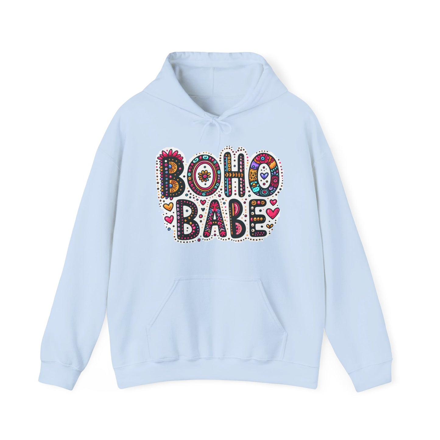 Boho Babe Unisex Heavy Blend Hooded Sweatshirt - Trendy & Cozy Comfort